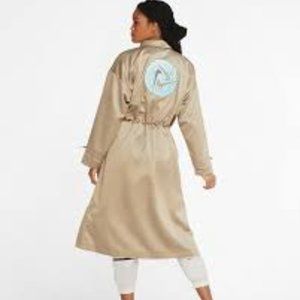 Nike CU5974-342 Icon Clash Satin Long Jacket NWT/NEW Nike